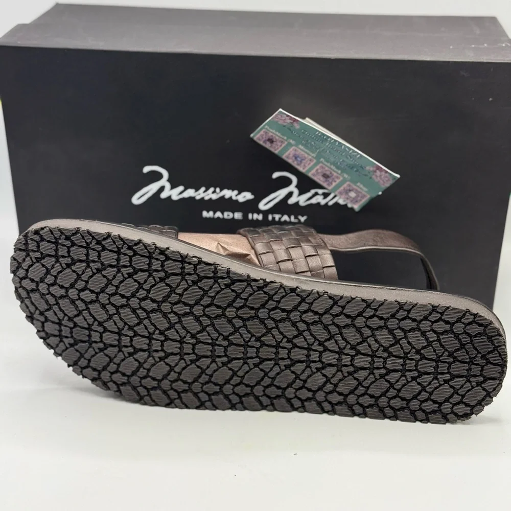 MASSIMO MATTEO WOVEN SLIDE SANDAL (11)‎